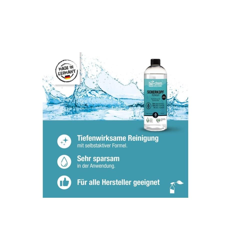 Bio Chem - Nettoyant pour têtes de rasoir 750 ml