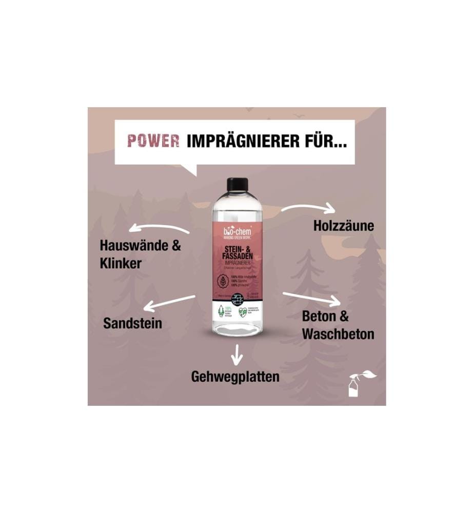 Bio Chem - Imperméabilisant pour pierres et façades 750 ml