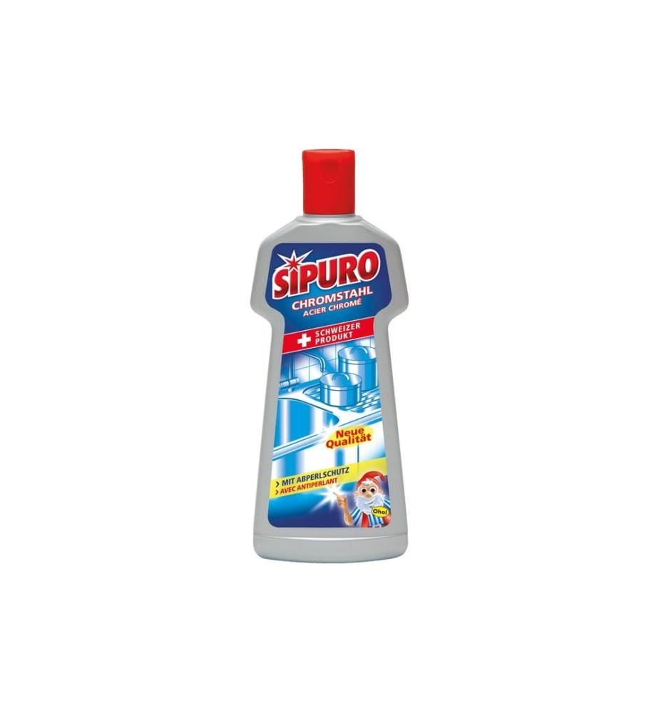 Sipuro - Nettoyant pour acier chromé 225 ml