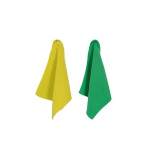PAD - Chiffon de nettoyage Monte 2 Pièce/s, Vert/Jaune
