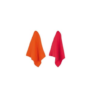 PAD - Chiffon de nettoyage Monte 2 Pièce/s, Rouge/Orange