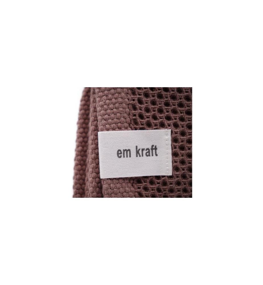 EmKraft - Putztuchset Baumwolle 3 Stück, Braun/Beige