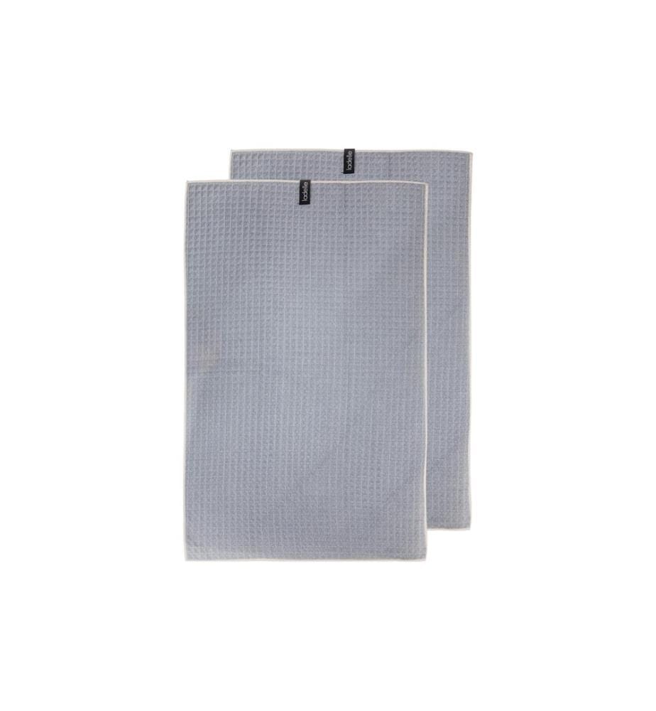 Ladelle - Geschirrtuch Mega Waffle Grey, 2 Stück