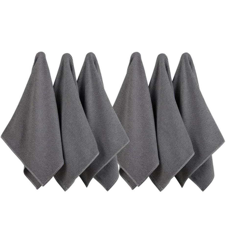 Hermia - Geschirrtuch-Set Eloise Anthrazit