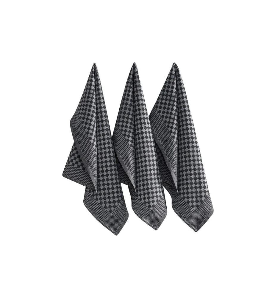Hermia - Geschirrtuch-Set Lola Anthrazit