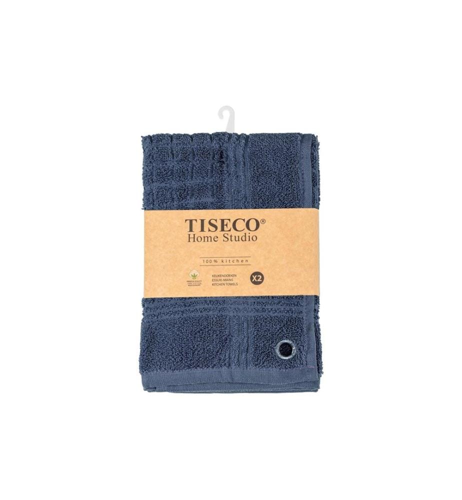 Tiseco - Geschirrtuch Pharao 2er Set Blau