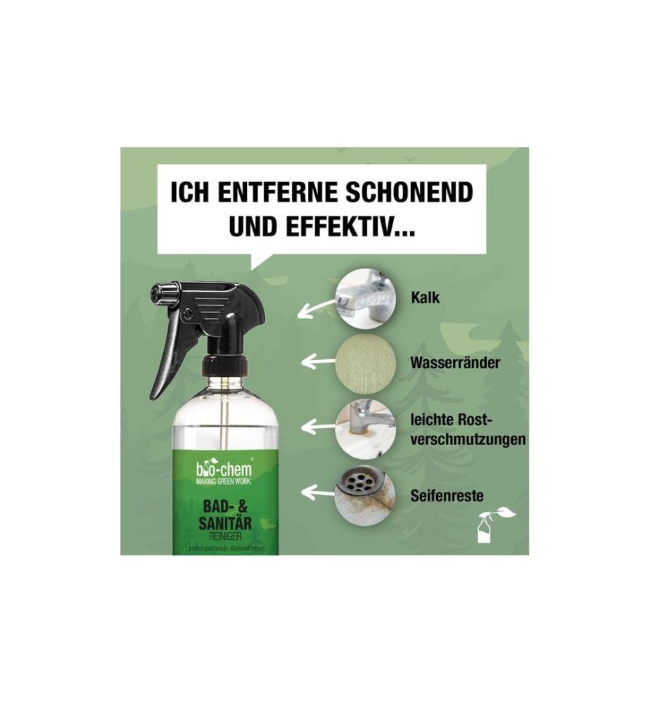 Bio Chem - Nettoyant pour salles de bains Refill 1 l