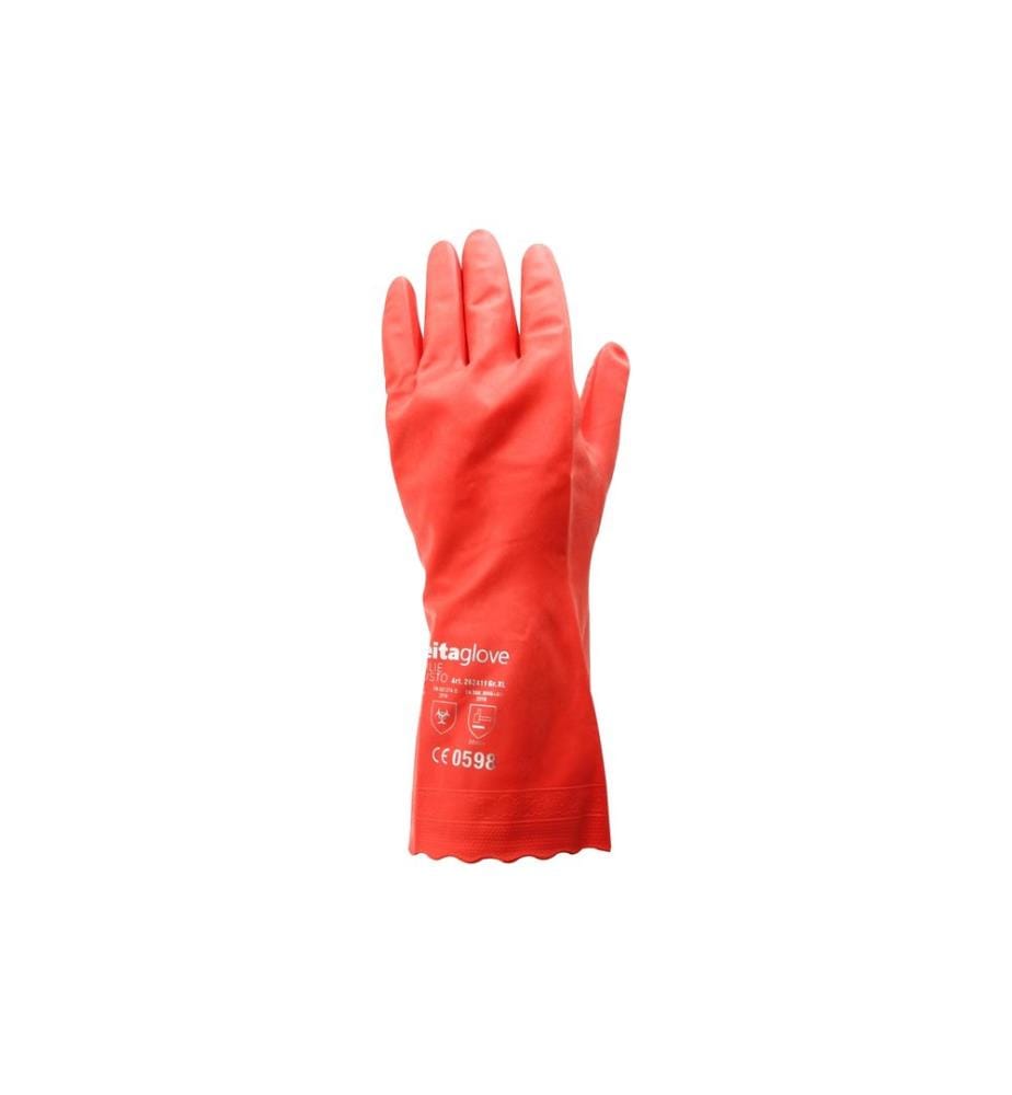 WEITA - Gant de nettoyage Charlie Robusto XL 1 Pièce/s, Rouge