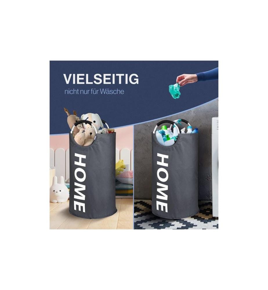 Wellenborg - Wäschesack 82 l Dunkelgrau