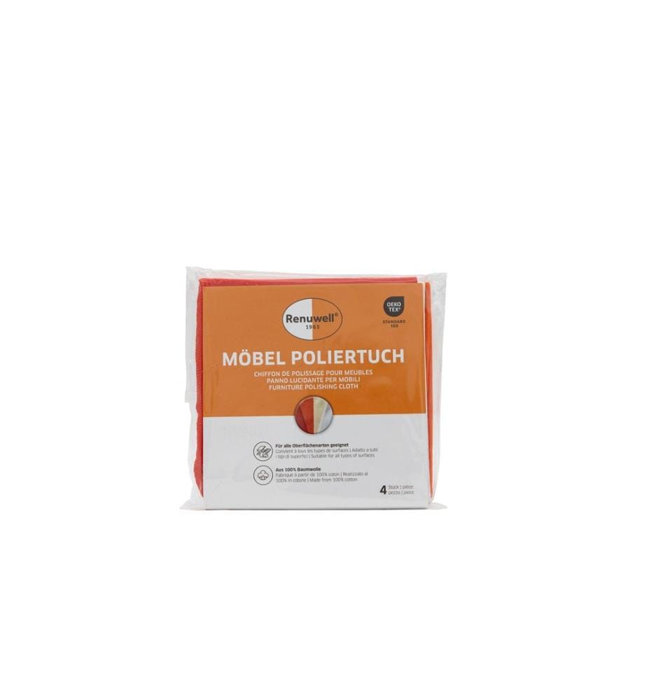 RENUWELL - Möbel-Poliertuch, 4 Stück 0 ml