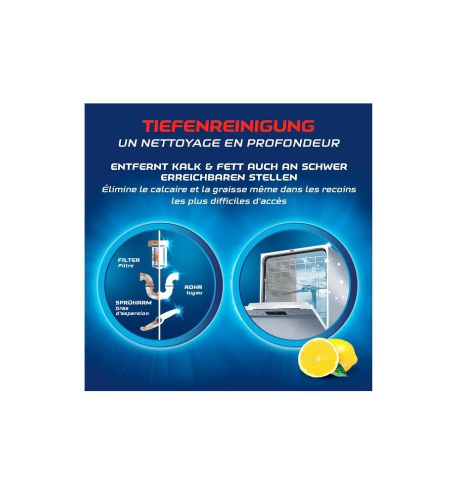 Finish - Entretien du lave-vaisselle Nettoyeur machine Citrus 250 ml