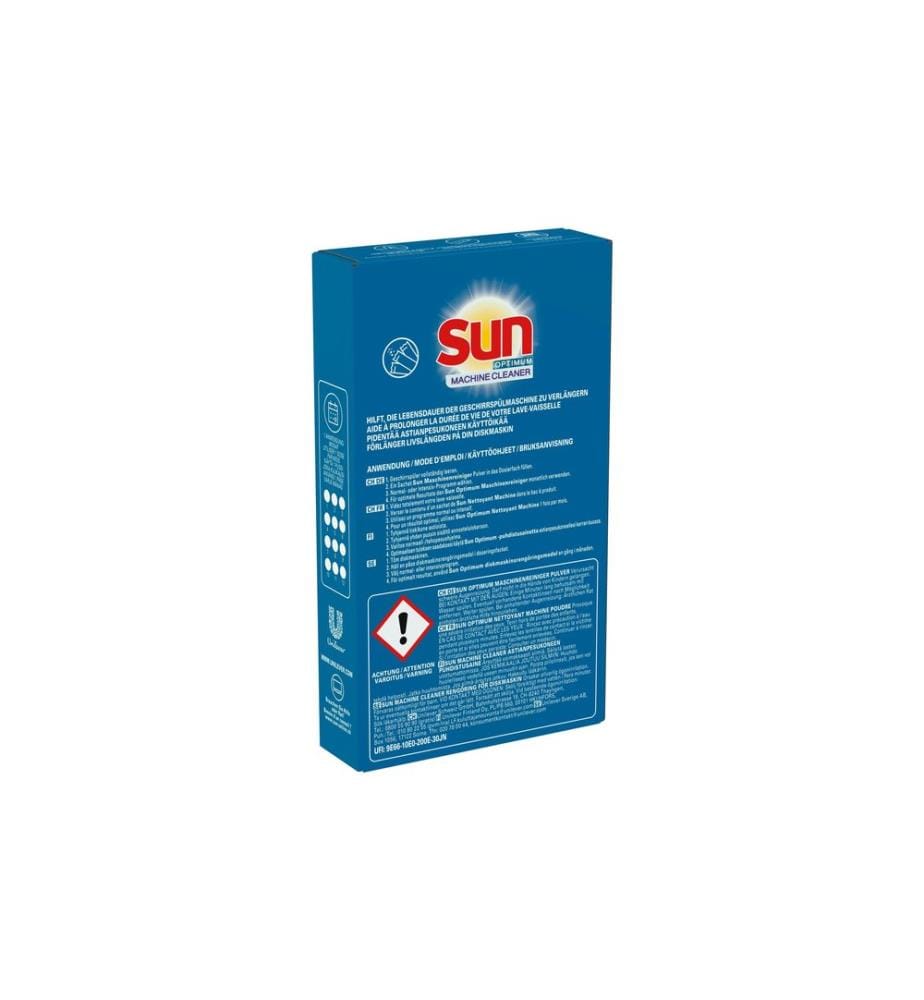 SUN - All-in-1 Boost Poudre l'entretien des machines 3 x 40 g