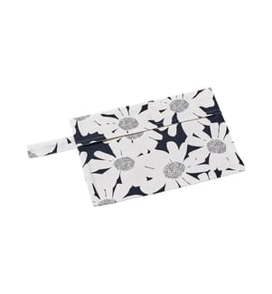 CHIC MIC - Trousse de toilette Kukkia 25 x 18 cm, noir/blanc