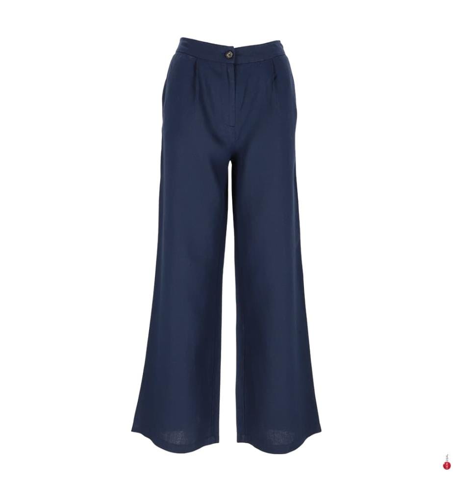 Pantaloni a gamba larga - Marina