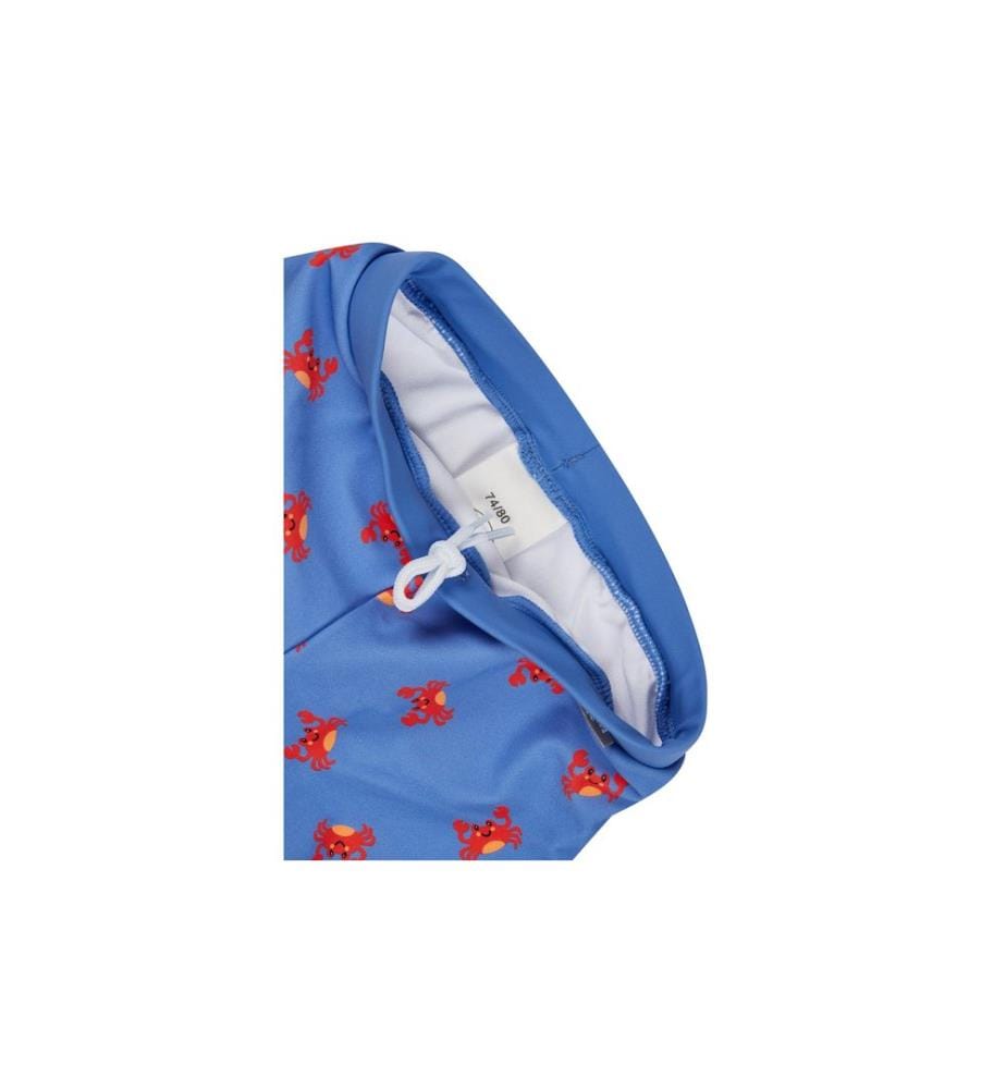 STERNTALER - Maillot de bain UV Crabe 110/116, Bleu mer