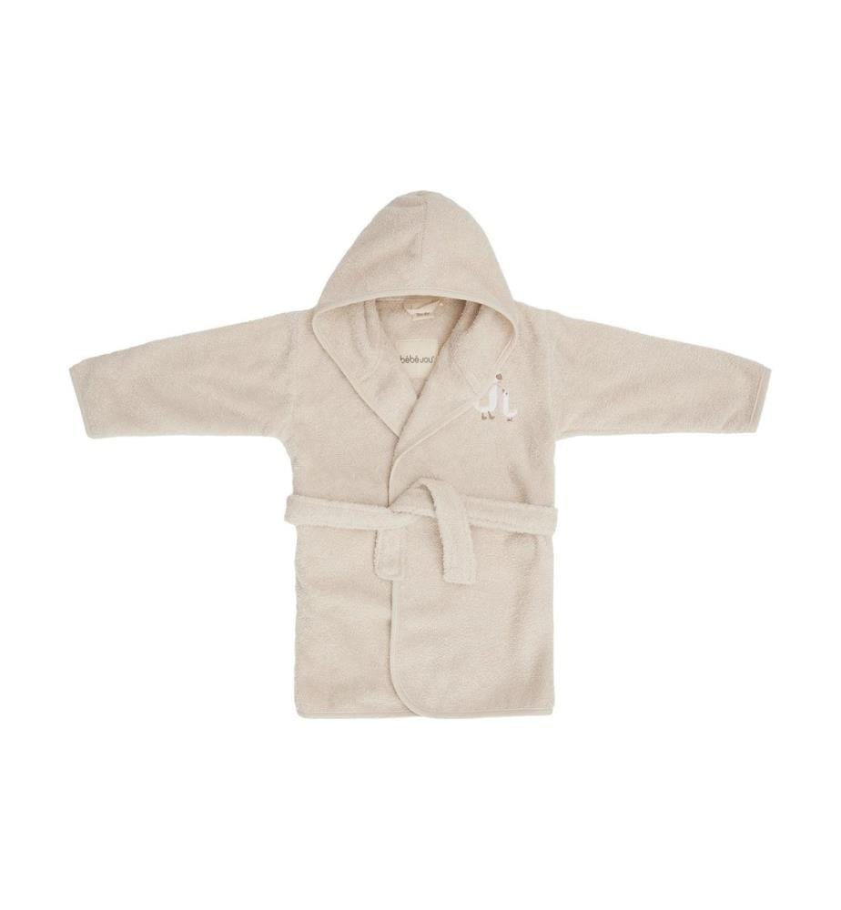 ZEWI bébé-jou Peignoir en tissu éponge Dear Goose, beige, taille 86/92