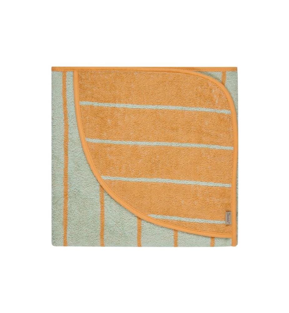 STERNTALER - Serviette de bain à capuche Ours Bo 100 x 100 cm, vert menthe