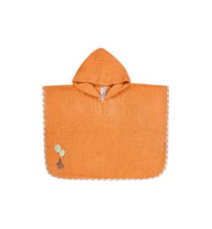 STERNTALER - Baby-Poncho Bär Bo Orange