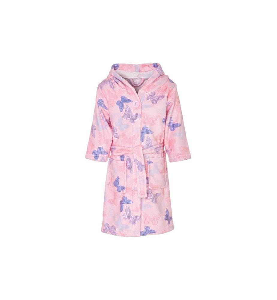 PLAYSHOES - Peignoir polaire papillons Rose T. 110/116