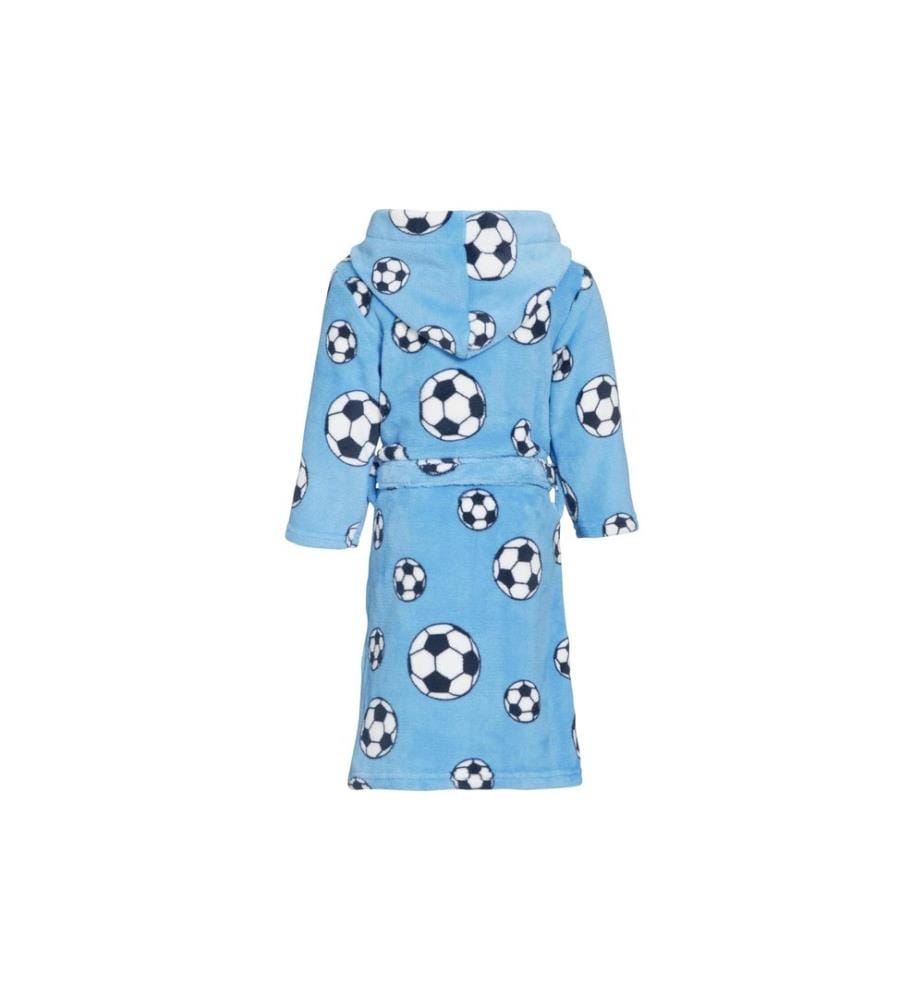 PLAYSHOES - Peignoir polaire football Bleu clair T. 122/128