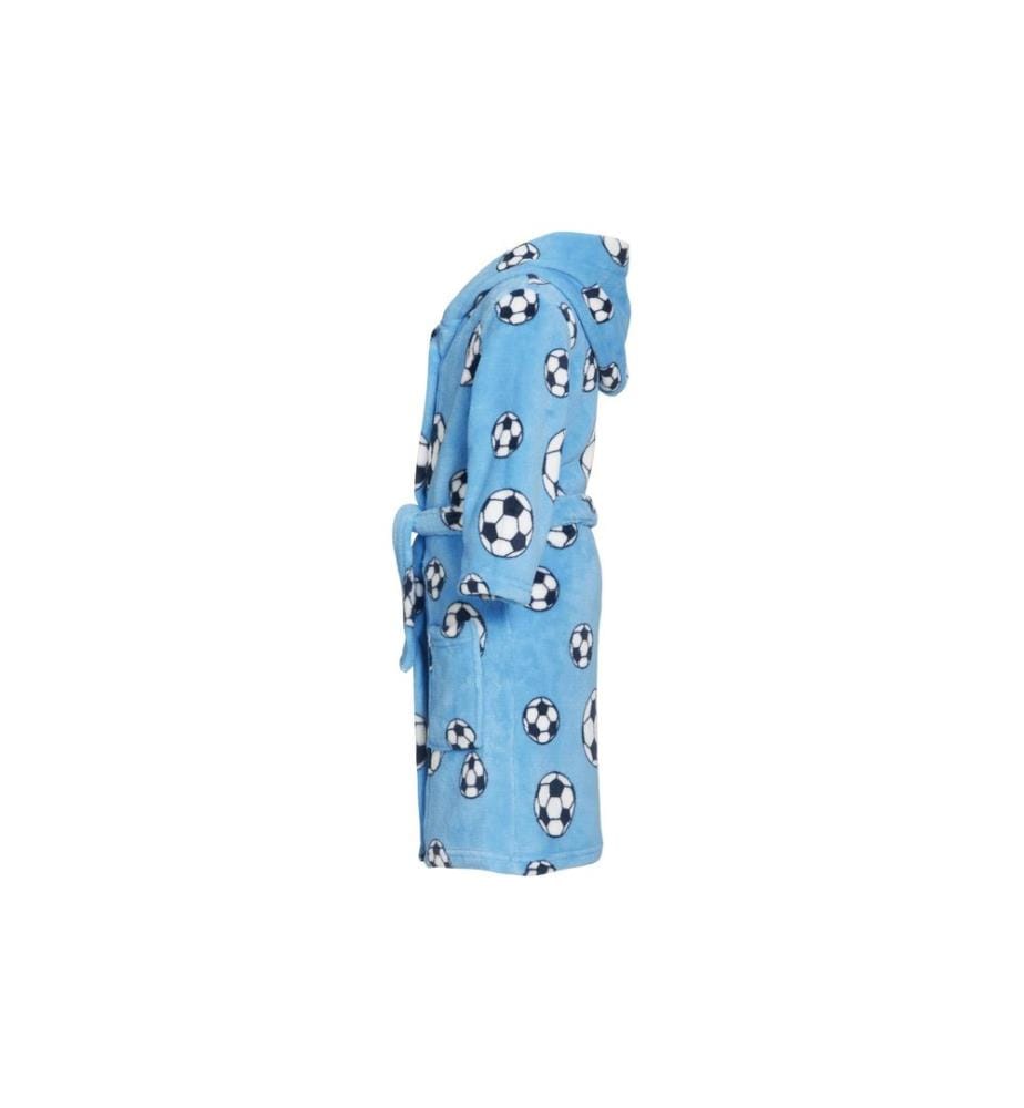 PLAYSHOES - Peignoir polaire football Bleu clair T. 122/128