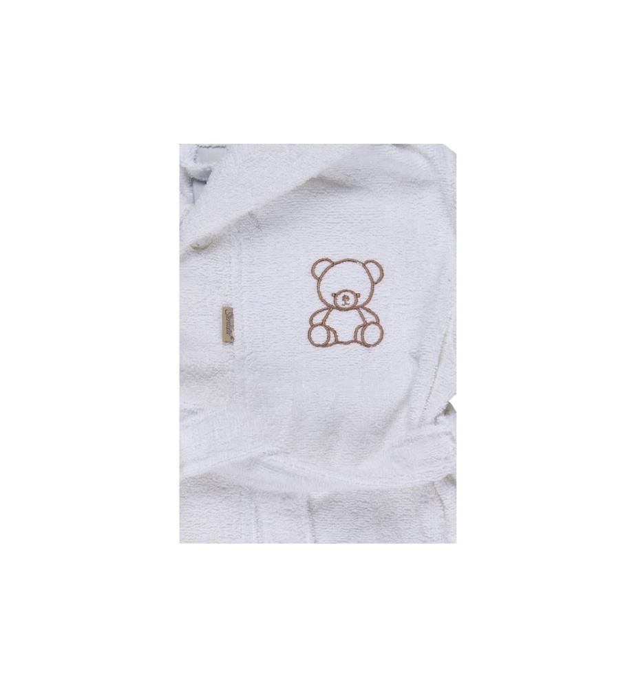 STERNTALER - Peignoir Ours Bo Blanc, 86/92