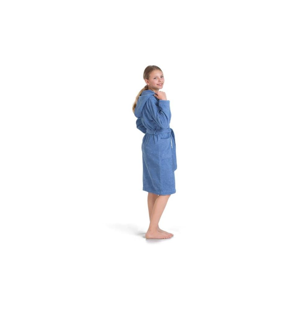MÖVE - Superwuschel Bademantel Grösse 164, Blau