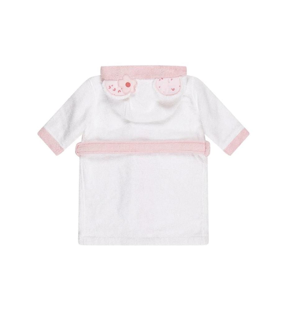 STERNTALER - Peignoir de bain Ours Betty Blanc/rose, 86/92