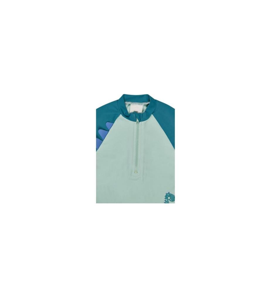STERNTALER - UV-Shirt kurzarm Dino 86/92, Eisgrün