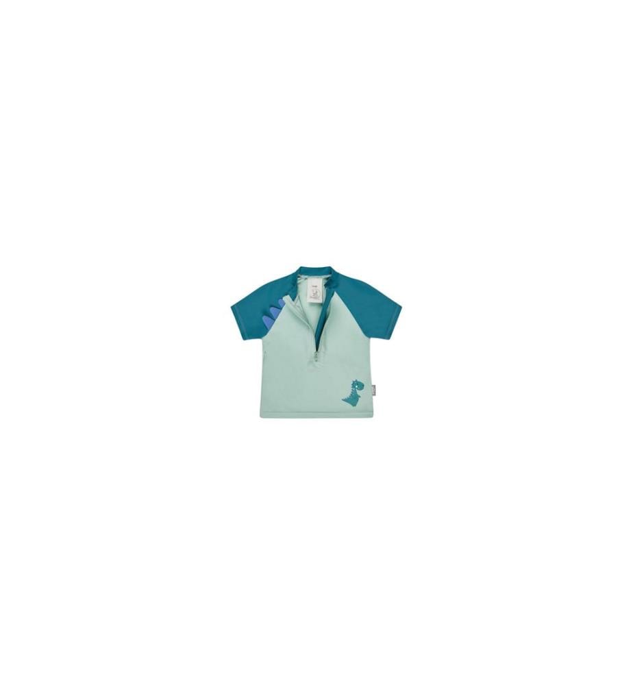 STERNTALER - UV-Shirt kurzarm Dino 86/92, Eisgrün