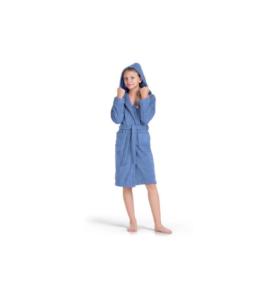MÖVE - Superwuschel Bademantel Grösse 152, Blau