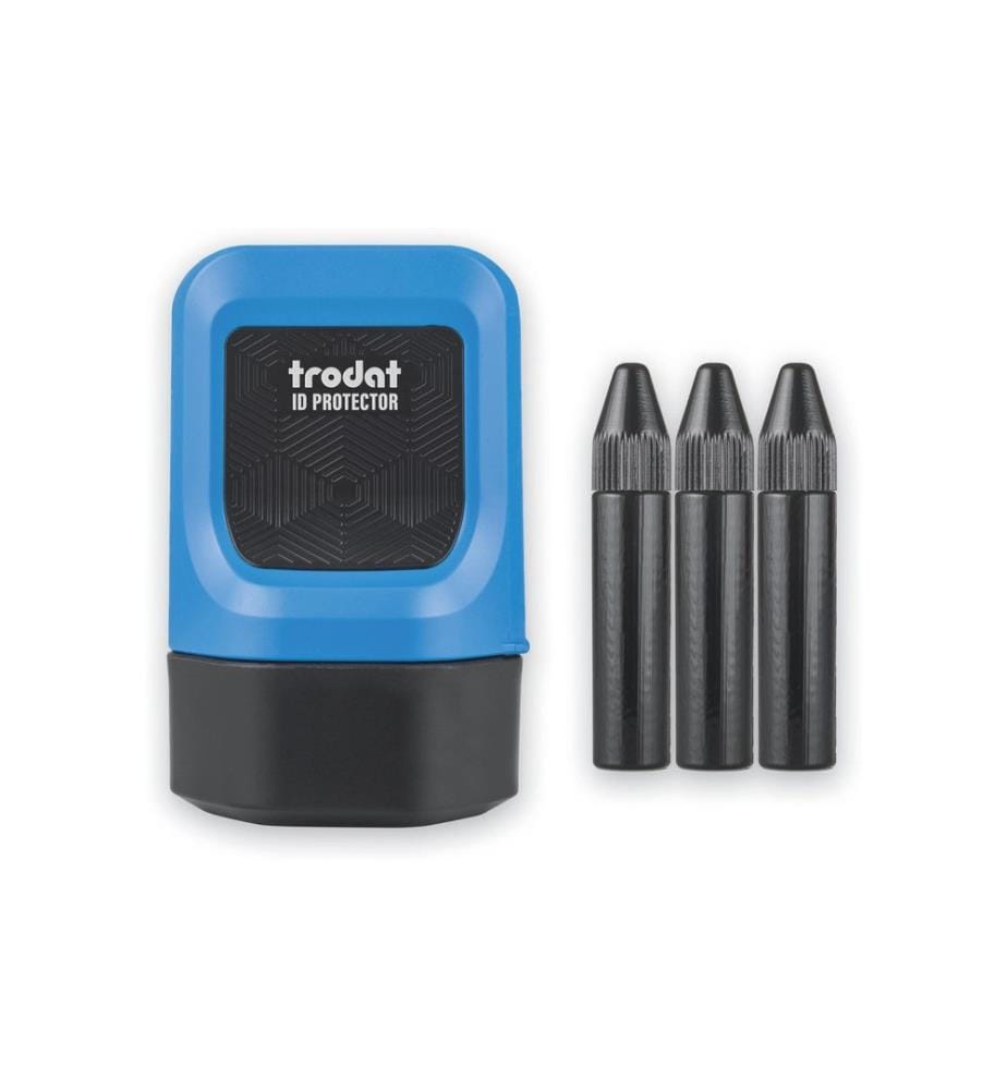 Trodat - Stempel ID Protector Blau / Schwarz