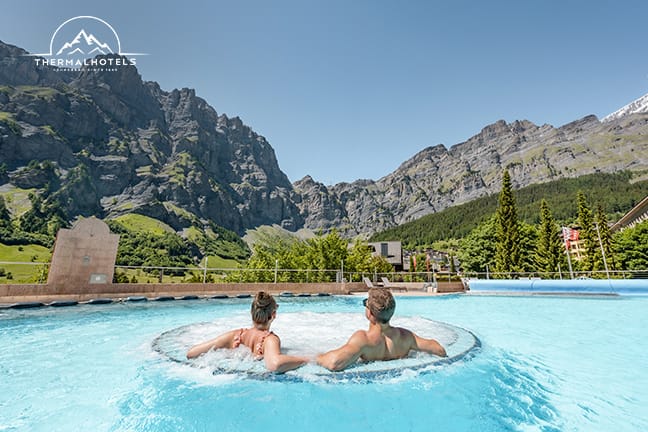 Hôtel 3 étoiles spa en Valais, Thermalhotels & Walliser Alpentherme Leukerbad, Hotel Maison Blanche