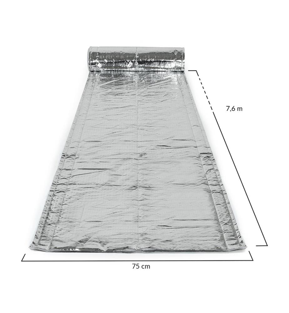 Garage Door Insulation Kit - 7.6 x 0.75M - Silvered