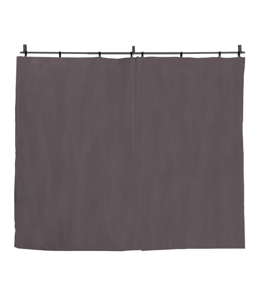 Rideau universel pour pergola Izifi x 3 m - Gris