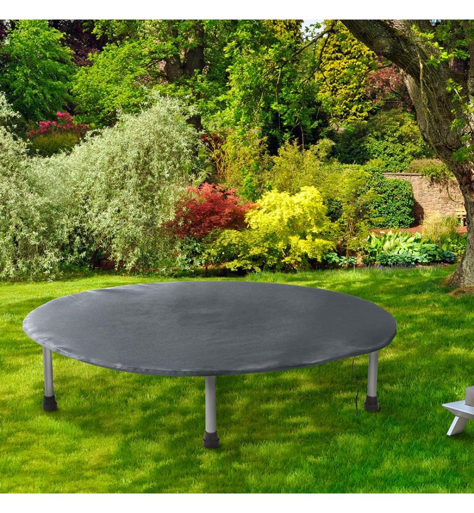 Protective cover for trampoline - 300 x 300 cm - Black