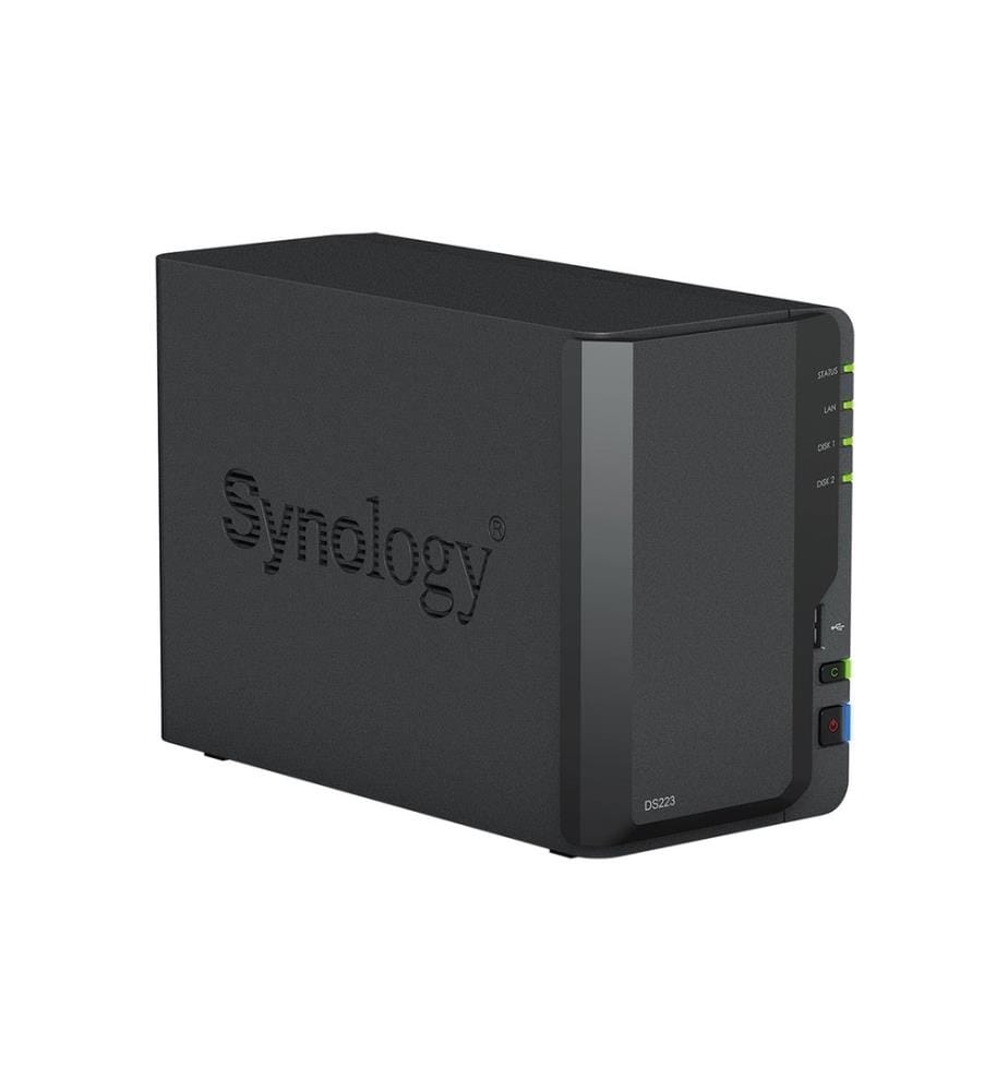 SYNOLOGY - NAS DiskStation DS223, 2-bay SYNOLOGY - Plus HDD 16 TB