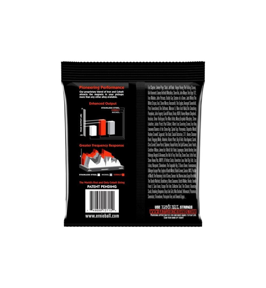 Ernie Ball - Cordes de guitare 2730 Slinky Cobalt – Skinny 10-62