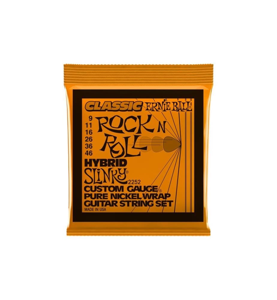 Ernie Ball - Cordes de guitare 2252 Slinky Rock'N'Roll – Hybrid 09-46