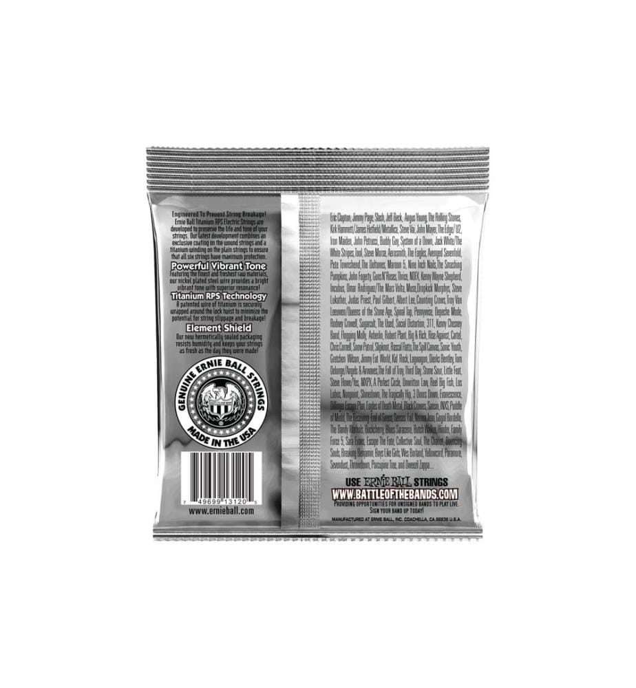 Ernie Ball - Cordes de guitare 3120 Slinky Coated Titanium – Power 11-48
