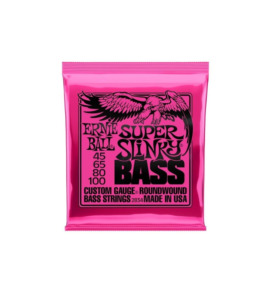 Ernie Ball - Cordes de basse 2834 Slinky Bass – Super, 45-100