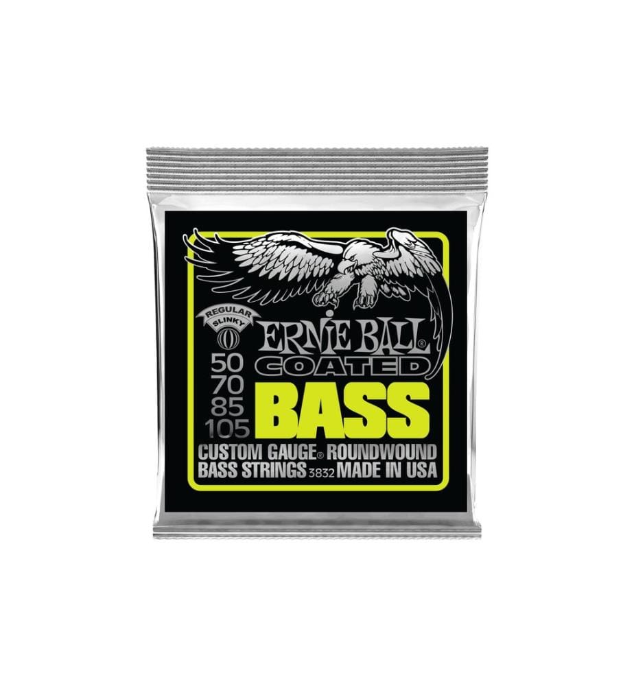 Ernie Ball - Cordes de basse 3832 Slinky Coated Bass – Regular 50-105