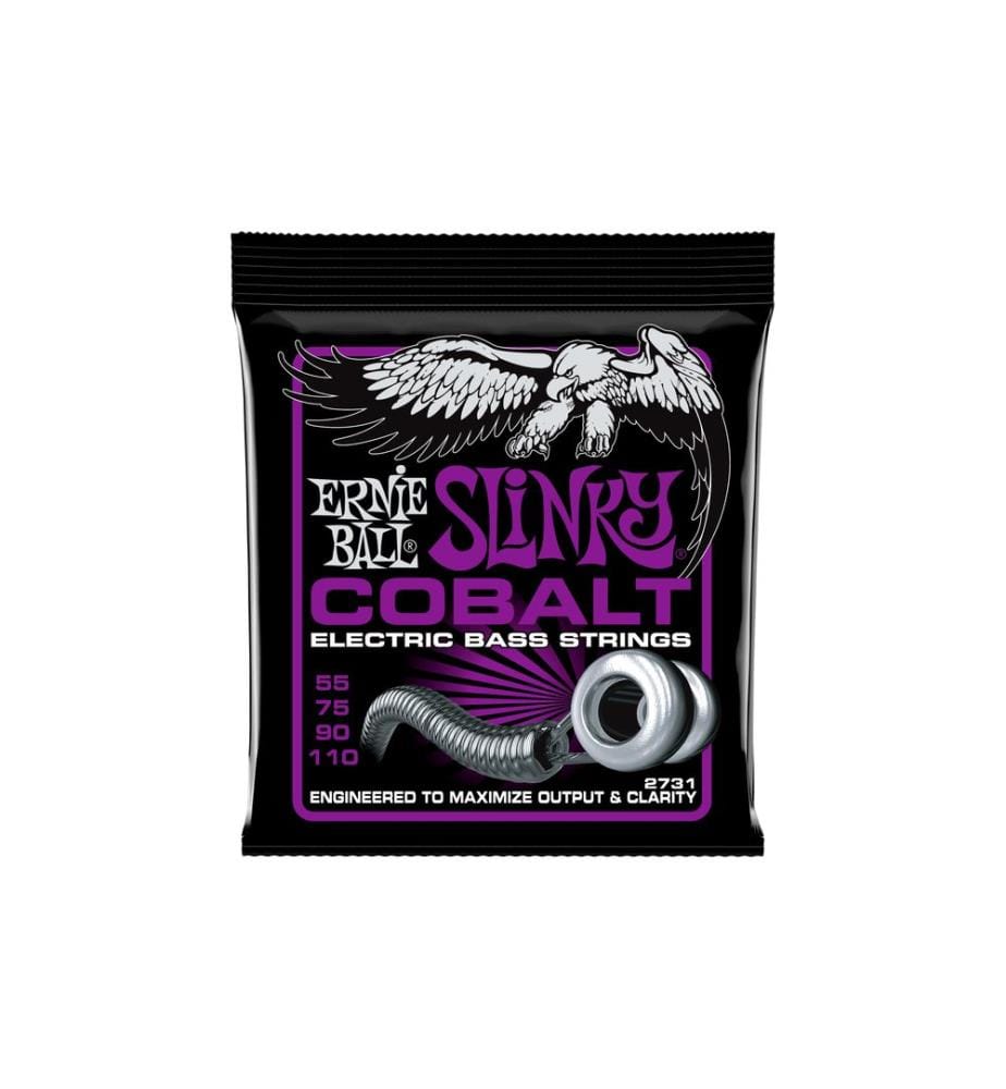 Ernie Ball - Cordes de basse 2731 Slinky Cobalt – Power 55-110