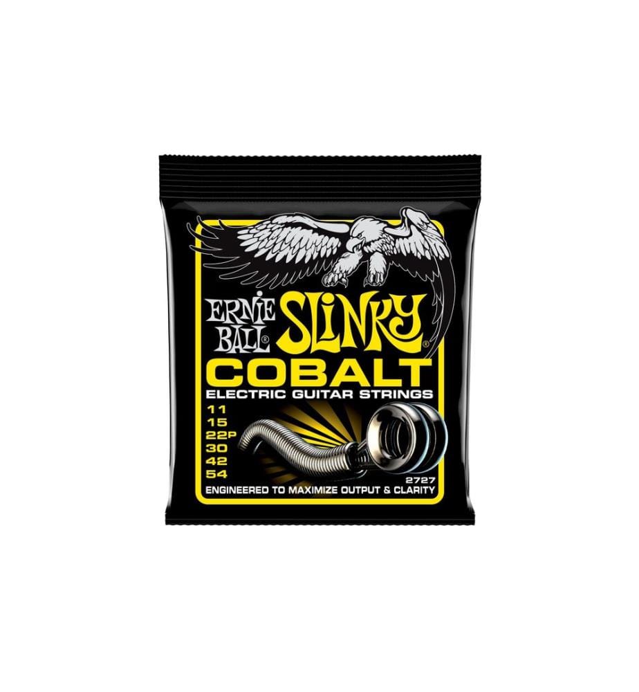Ernie Ball - Cordes de guitare 2727 Slinky Cobalt – Beefy 11-54
