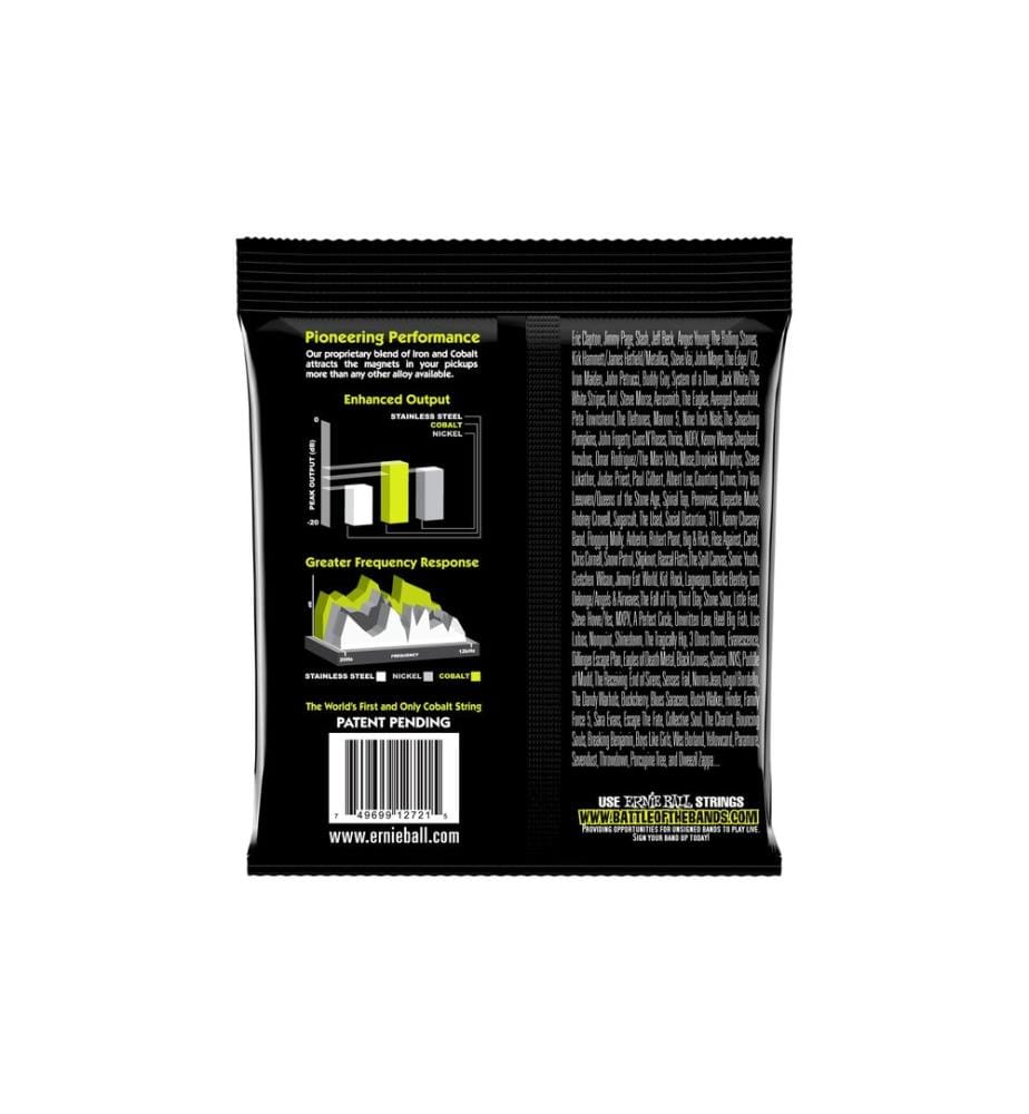 Ernie Ball - Cordes de guitare 2728 Slinky Cobalt – Regular 10-46