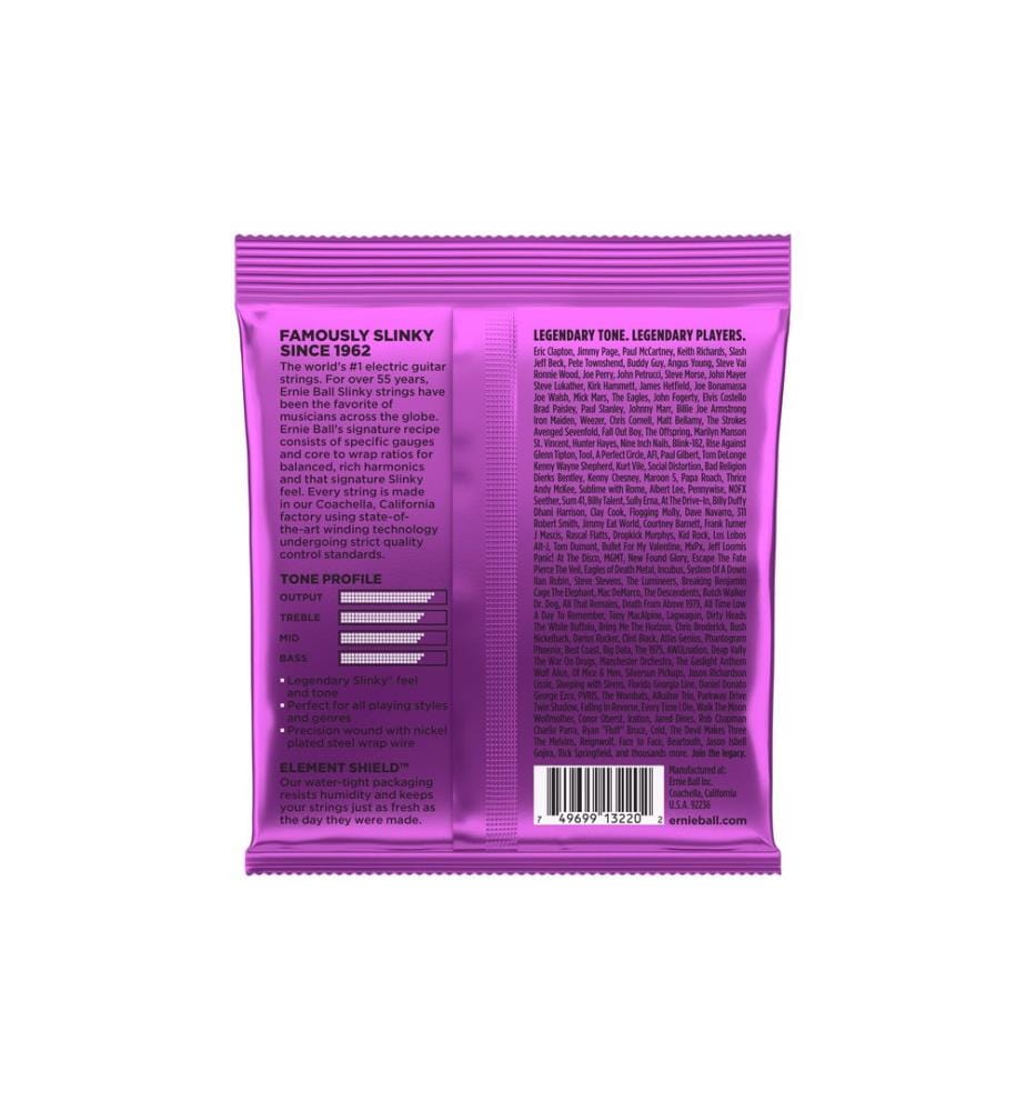 Ernie Ball - Cordes de guitare 3220 Slinky Nickel paquet de 3 – Power 11 - 48