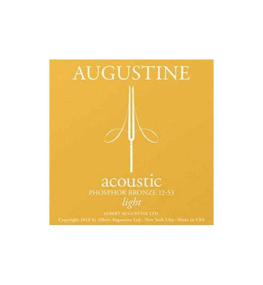 Augustine - Cordes de guitare Light Phosphor 12-53 – Bronze