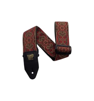 Ernie Ball - Sangle de guitare Jacquard Crimson Paisley