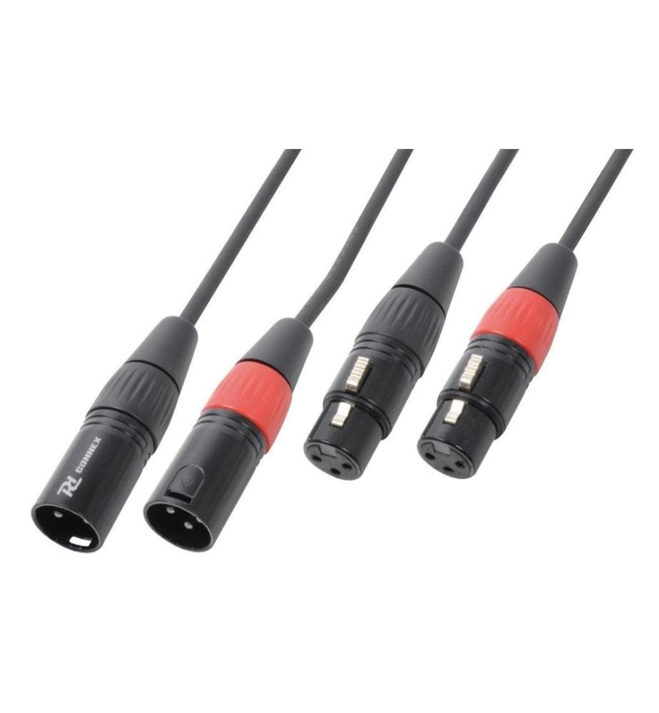 PD Connex - CX60-6 XLR 3 pôles, mâle - XLR 3 pôles, femelle 6 m