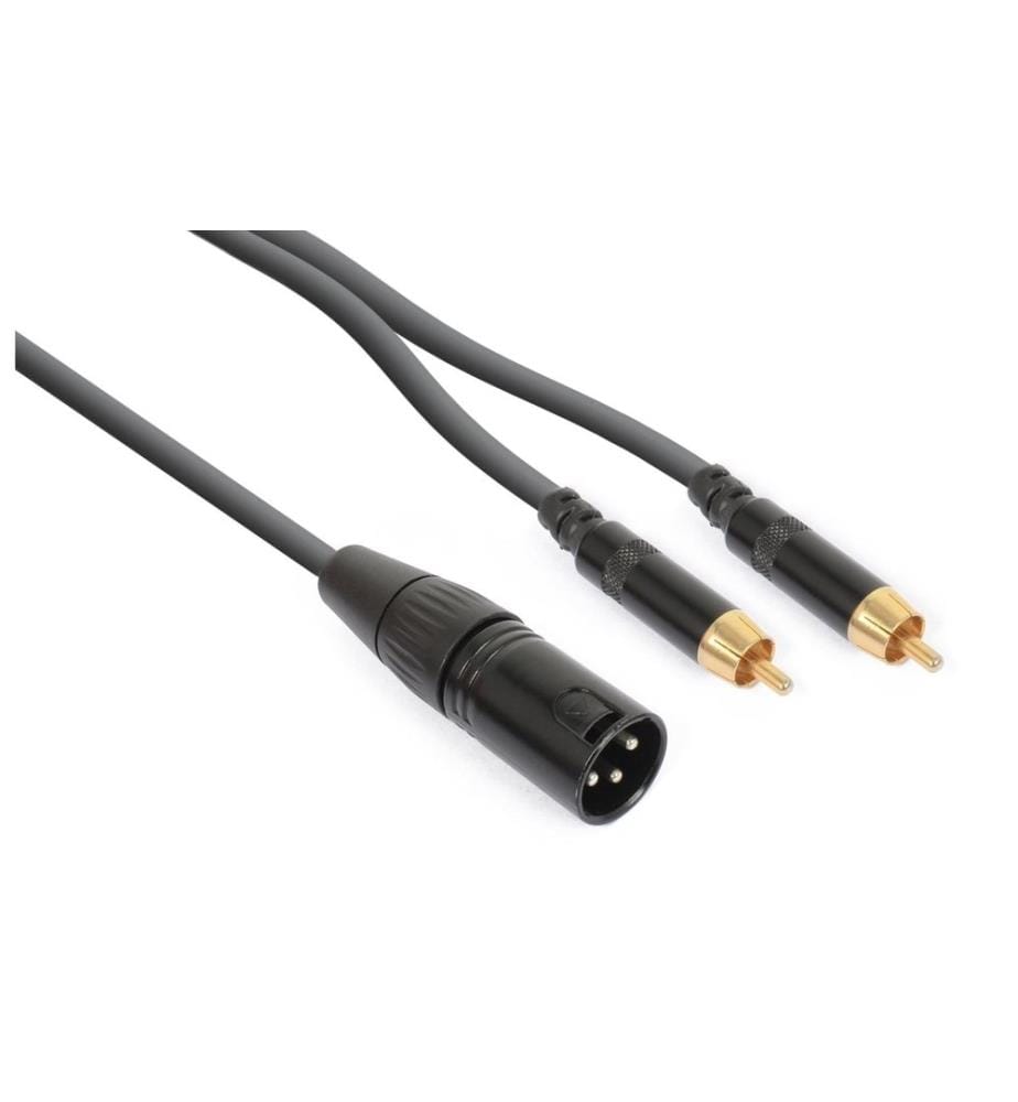 PD Connex - CX58-1 XLR 3 pôles, mâle - Cinch 1.5 m
